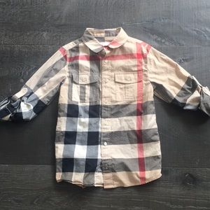kid's  Burberry button up